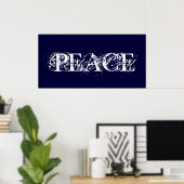 Poster Paix (Bureau à domicile)