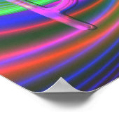 Poster Paix. 24X24 (Coin)