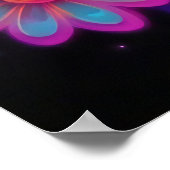 Poster Paix, amour et fleurs (Coin)