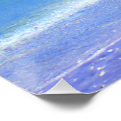 Poster Paix, Amour Et Pieds De Sable (Coin)
