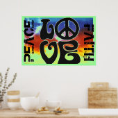 POSTER PAIX AMOUR FOI (Cuisine)