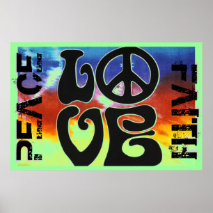 POSTER PAIX AMOUR FOI