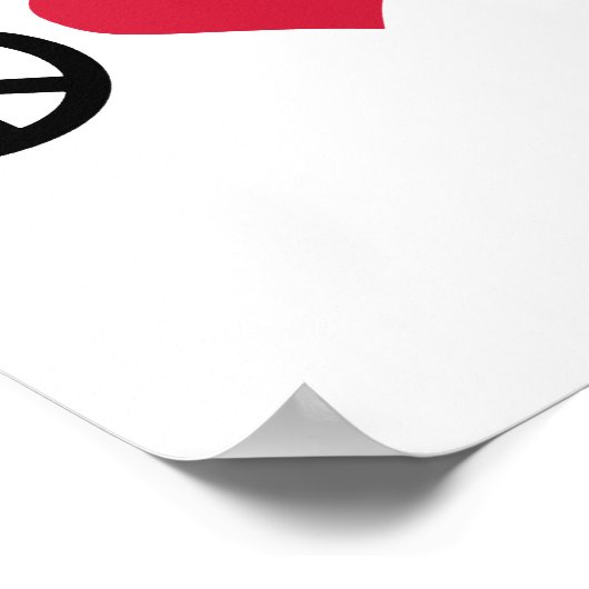 Poster Paix, Amour & Pi (Coin)