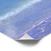 Poster Paix, Amour, Pieds De Sable (Coin)