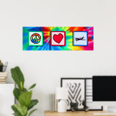Poster Paix, amour, vol (Bureau à domicile)