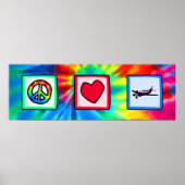 Poster Paix, amour, vol (Devant)