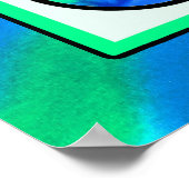 Poster Paix, Amour, Yoga (Coin)