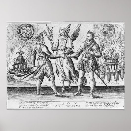 Poster Paix avec l'Espagne (Devant)