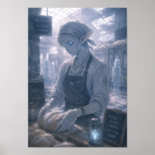Poster Paix / Baker / Métro (Devant)