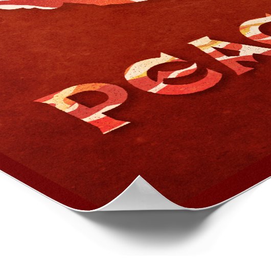 Poster Paix de Bacon (Coin)