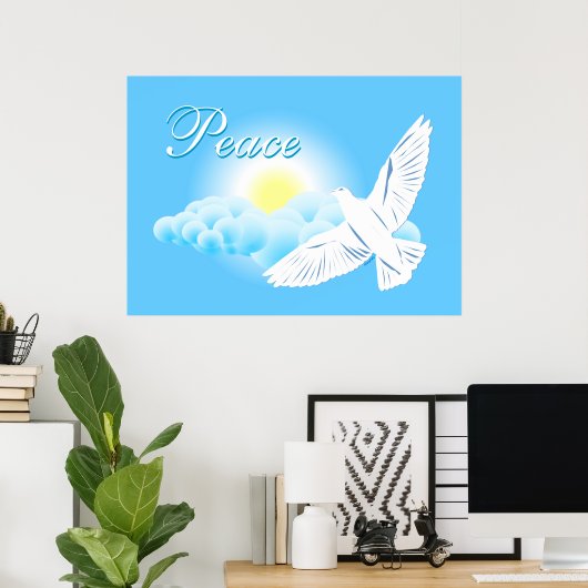 Poster Paix de Dieu (Bureau à domicile)
