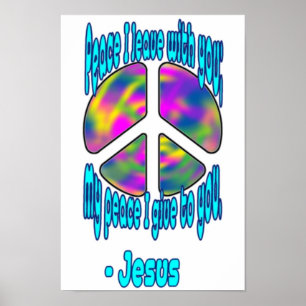 Poster Paix de Jésus