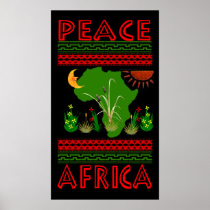Poster Paix de l'Afrique