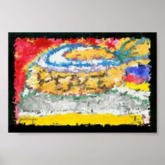 Poster Paix... de loin (Devant)