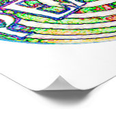 Poster Paix du cercle spiral (Coin)