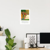 Poster Paix et joie de Noël (Bureau à domicile)