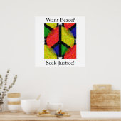 POSTER PAIX ET JUSTICE (Cuisine)