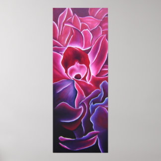 Poster Paix hawaïenne - Orchidée à l'huile par WithAnF Fi