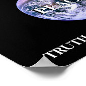 Poster Paix honnêteté honneur respect vérité honnêteté ju (Coin)