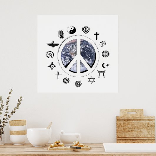 Poster Paix mondiale (Cuisine)