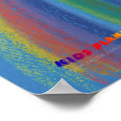 Poster Paix mondiale | Les colombes blanches volantes (Coin)