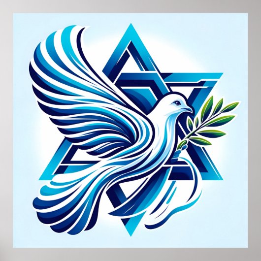 Poster Paix pour Israël (Devant)