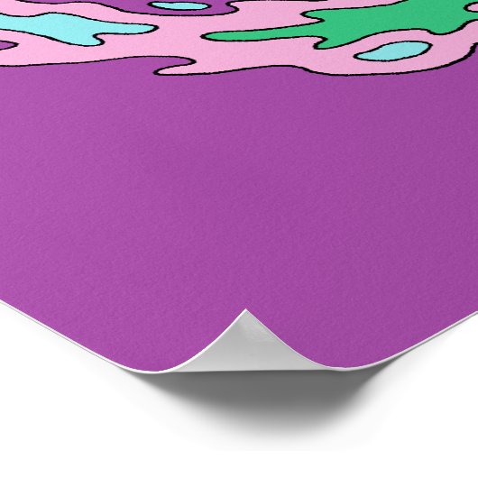 Poster Paix psychédélique (Coin)