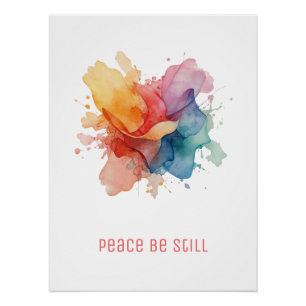Poster Paix, Restez