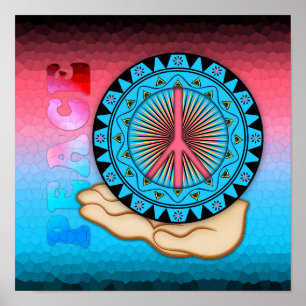 Poster Paix ~ Soleil