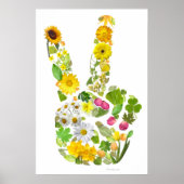 Poster Paix sur papier (Devant)