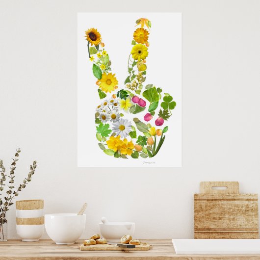 Poster Paix sur papier (Cuisine)