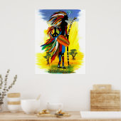 Poster Paix tribale (Cuisine)