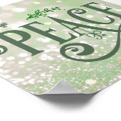 Poster Paix verte chatoyante (Coin)