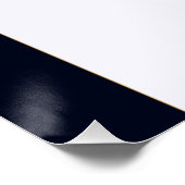 Poster Pájaro azul y blanco (Coin)