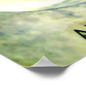 Poster Pakistan, fille de la vallée de Hunza, voyage vint (Coin)