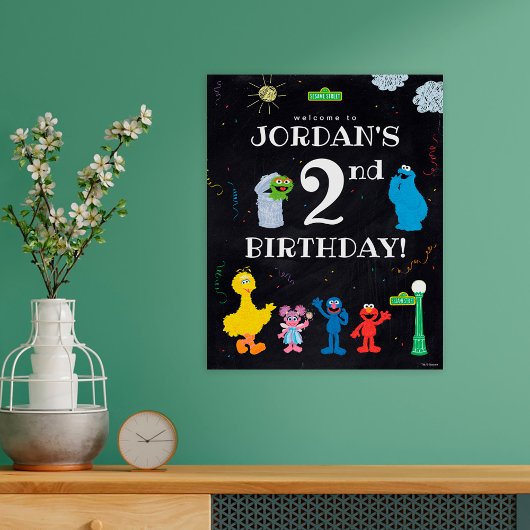 Poster Pal de rue Sésame | Accueil du 2e anniversaire