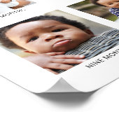 Poster Pal de rue Sésame | Première année du bébé (Coin)