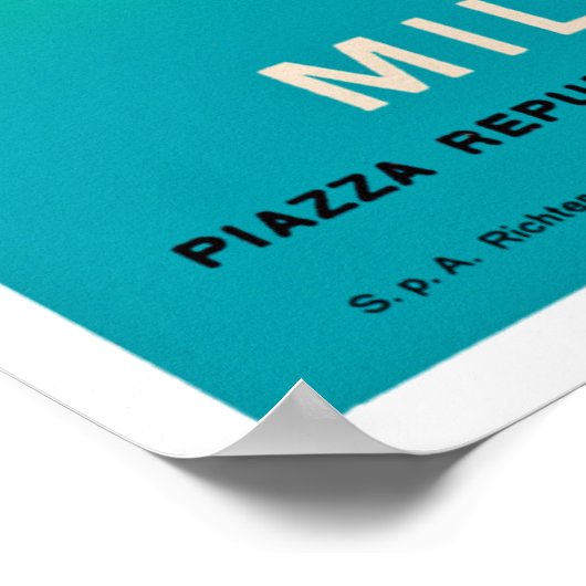 Poster Palace Hotel Milano (Coin)