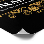 Poster Paladin Classe Tabletop Jeu RPG (Coin)