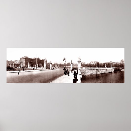 Poster Palais de Buckingham en 1909 (Devant)