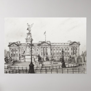 Poster Palais de Buckingham Londres.2006