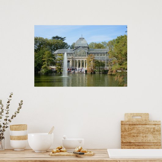 Poster Palais de Cristal, Madrid (Cuisine)