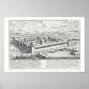 Poster Palais de Diocletian (245-313), fente,