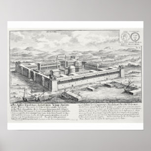 Poster Palais de Diocletian (245-313), fente,