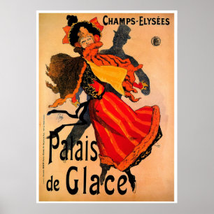 Poster Palais de Glace 1896 ~ Vintage