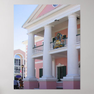 Poster Palais de justice à Nassau, Bahamas