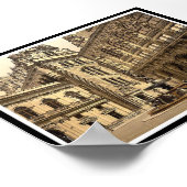 Poster Palais de justice, Hambourg, Allemagne (Coin)