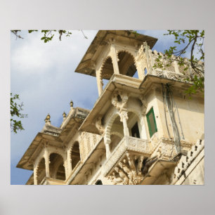 Poster Palais de la ville, Udaipur, Rajasthan, Inde