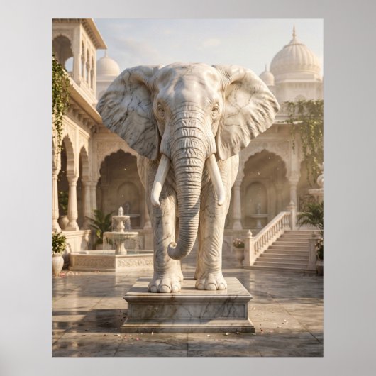 Poster Palais de l'Éléphant de marbre Soleil (Devant)