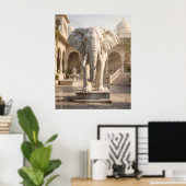 Poster Palais de l'Éléphant de marbre Soleil (Bureau à domicile)